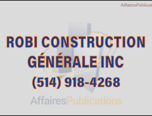 ROBI CONSTRUCTION GÉNÉRALE INC