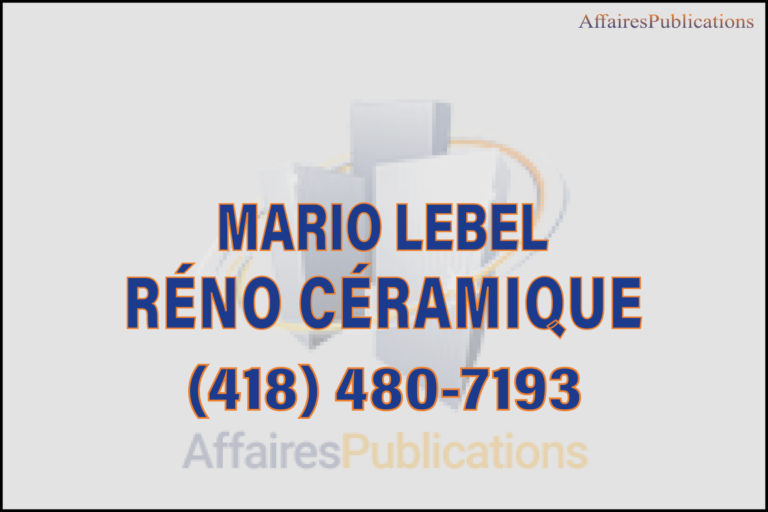 MARIO LEBEL RÉNO CÉRAMIQUE