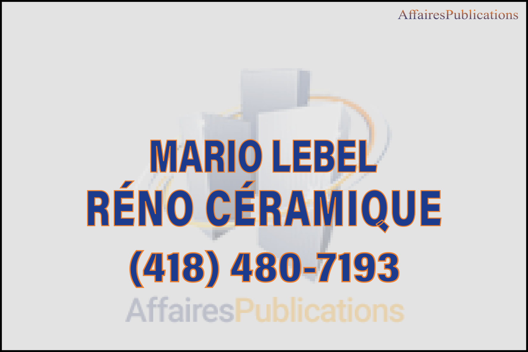 MARIO LEBEL RÉNO CÉRAMIQUE