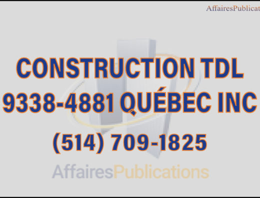 CONSTRUCTION TDL 9338-4881 QUÉBEC INC