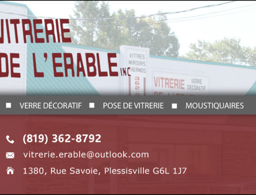 VITRERIE DE L&rsquo;ÉRABLE INC