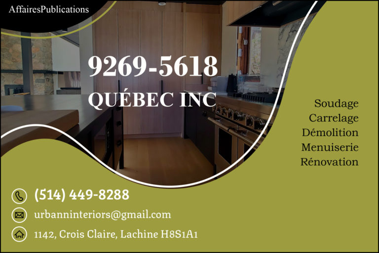 9269-5618 QUÉBEC INC