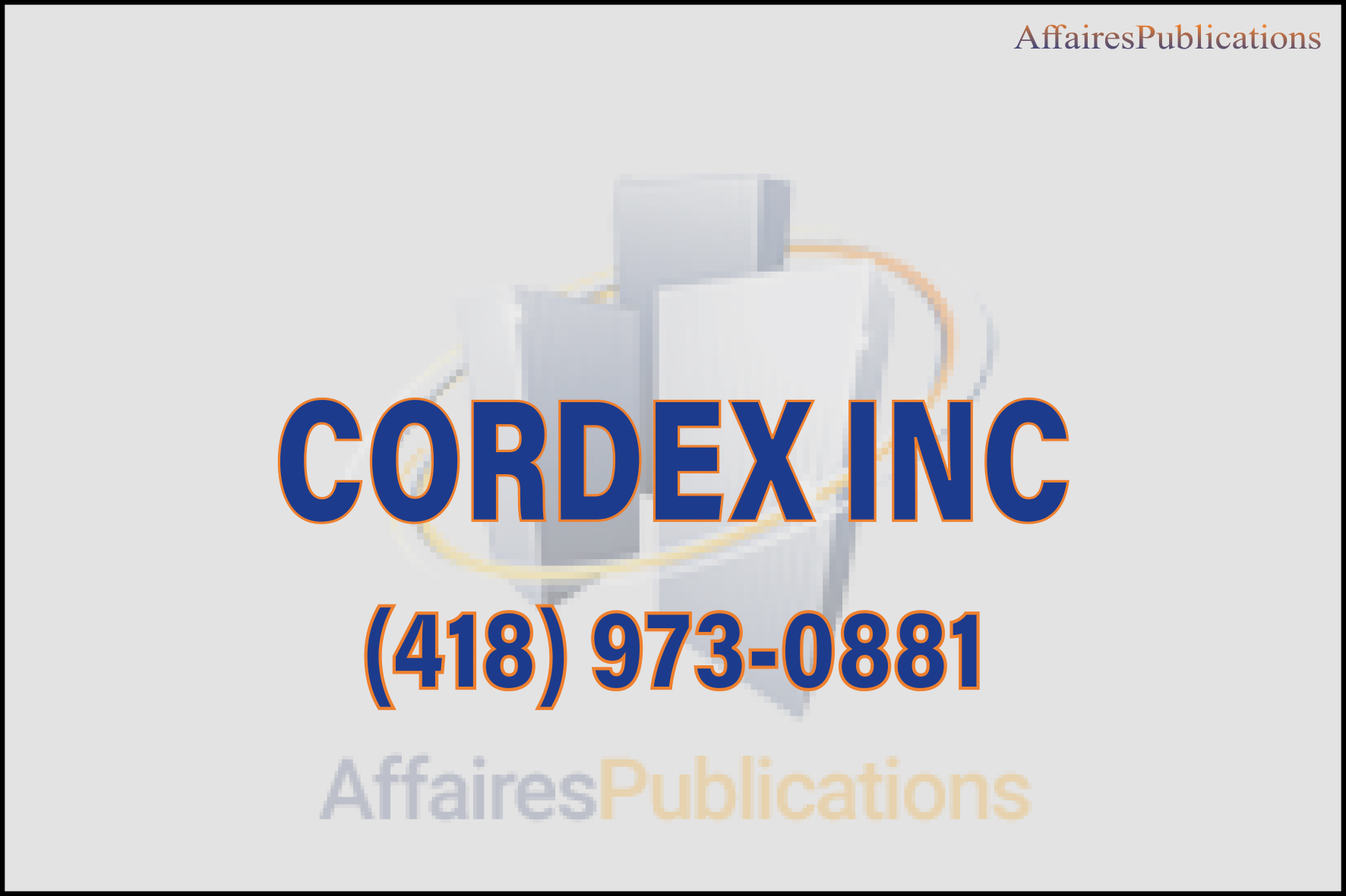 CORDEX INC