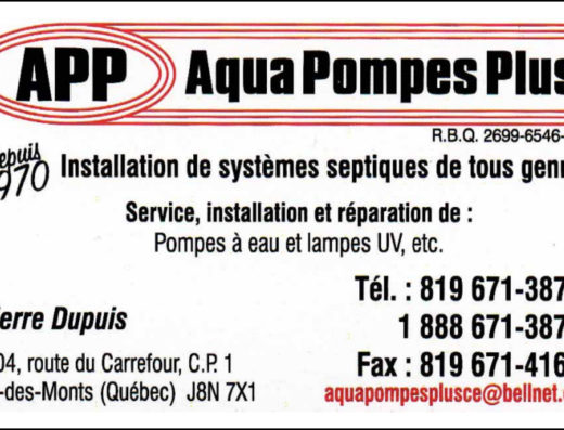 AQUA POMPES PLUS