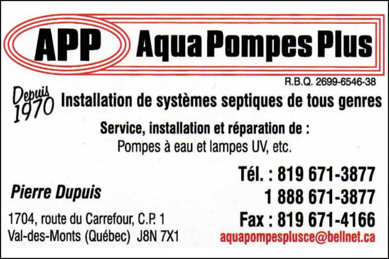 AQUA POMPES PLUS
