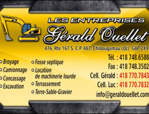 LES ENTREPRISES GÉRALD OUELLET INC