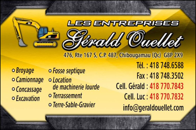 LES ENTREPRISES GÉRALD OUELLET INC