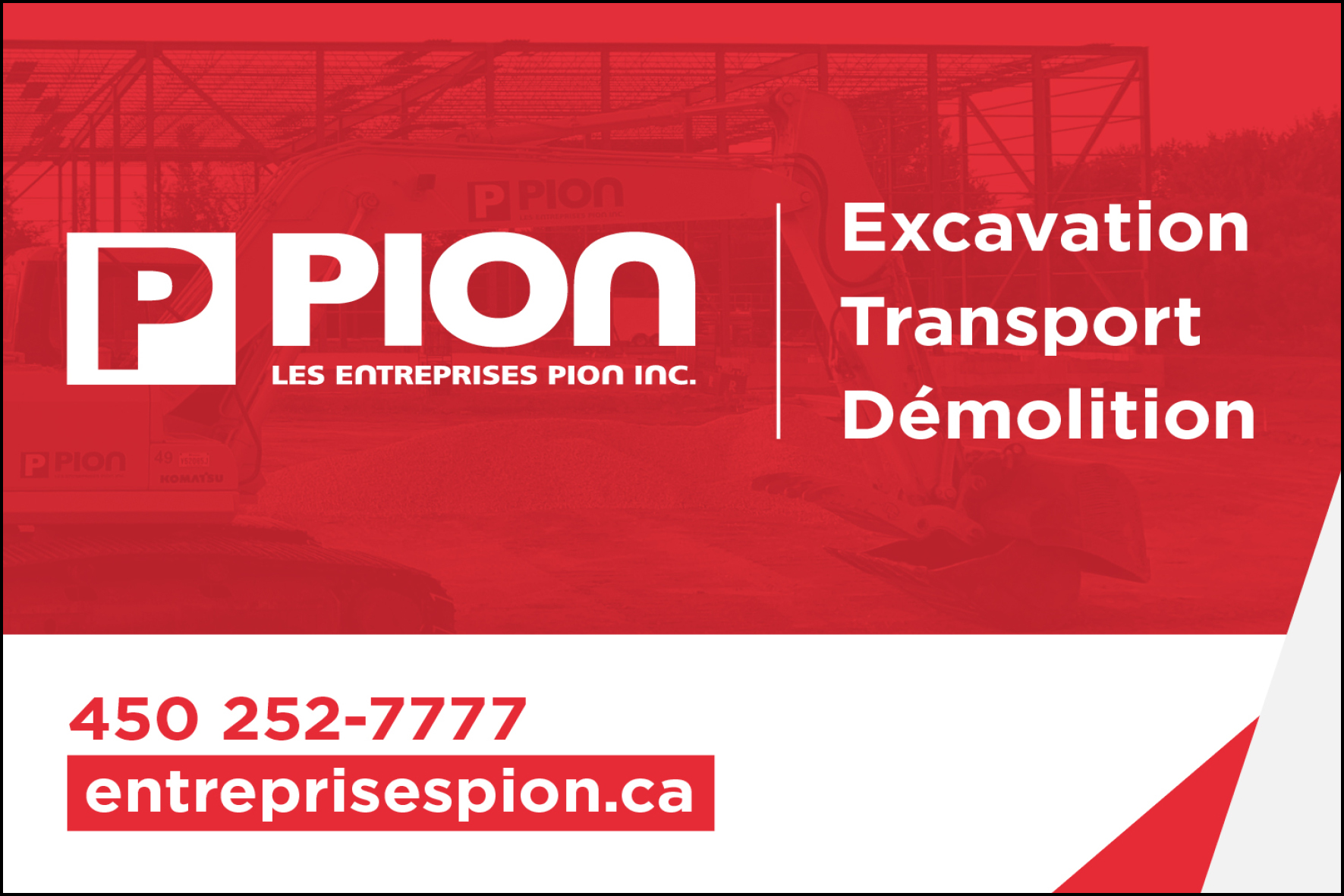 LES ENTREPRISES PION INC