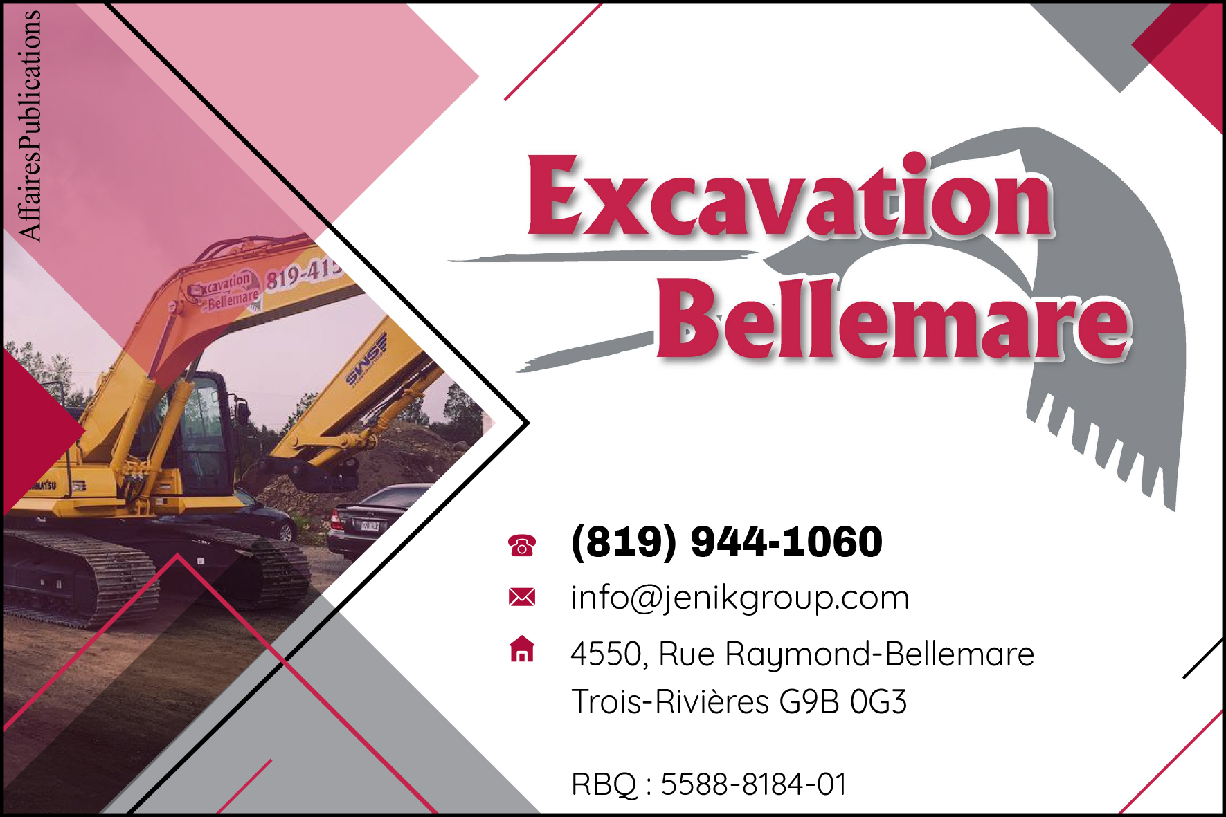 EXCAVATION BELLEMARE