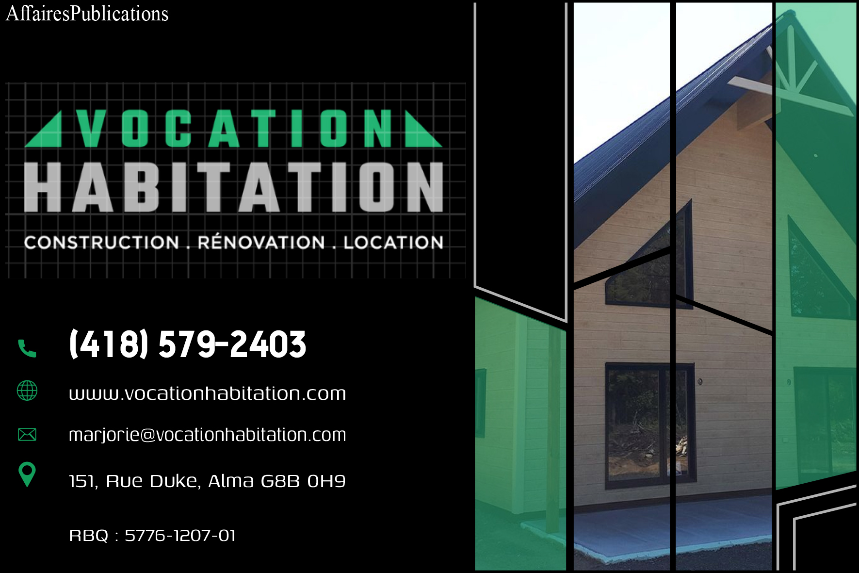 VOCATION HABITATION INC