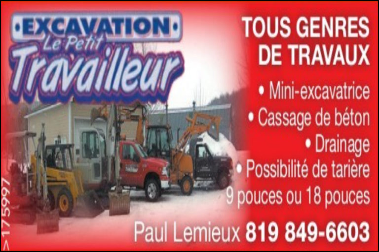 EXCAVATION LE PETIT TRAVAILLEUR
