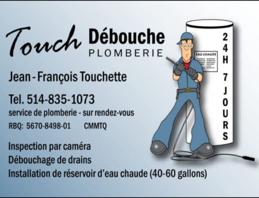 PLOMBERIE TOUCH DÉBOUCHE INC
