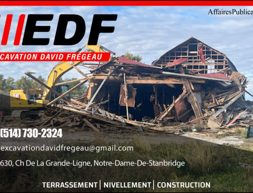 EXCAVATION DAVID FRÉGEAU INC