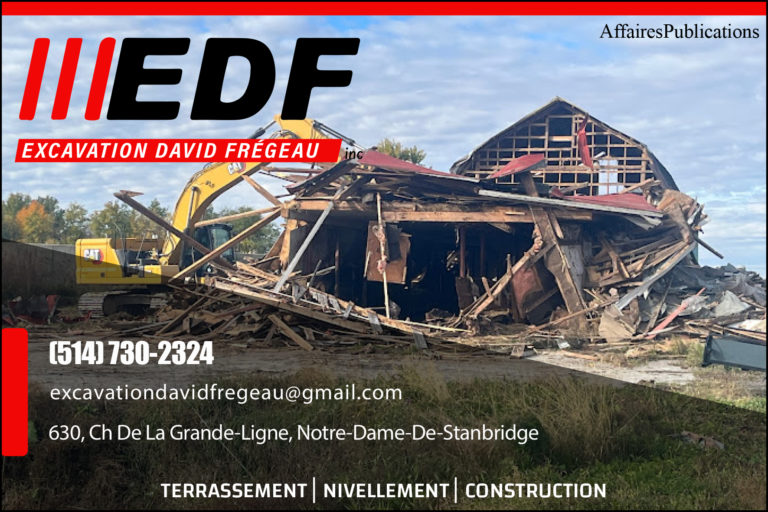 EXCAVATION DAVID FRÉGEAU INC