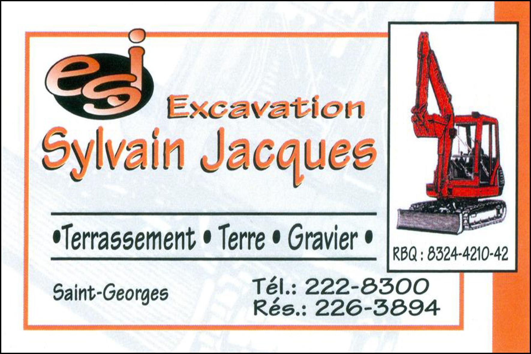 EXCAVATION SYLVAIN J