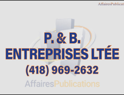 P. & B. ENTREPRISES LTÉE