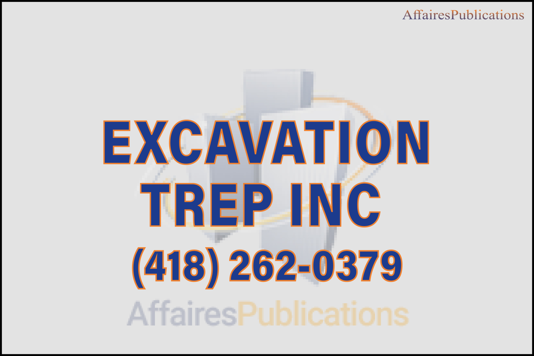 EXCAVATION TREP INC