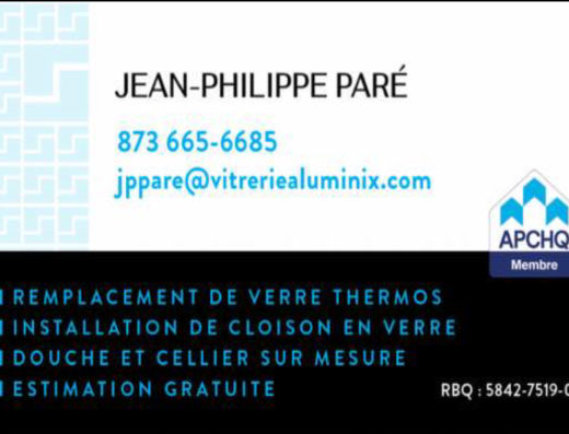VITRERIE ALUMINIX INC