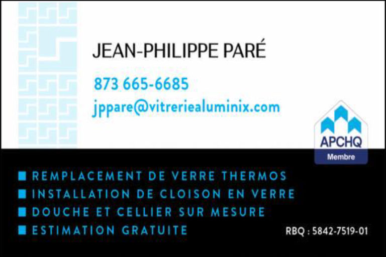 VITRERIE ALUMINIX INC