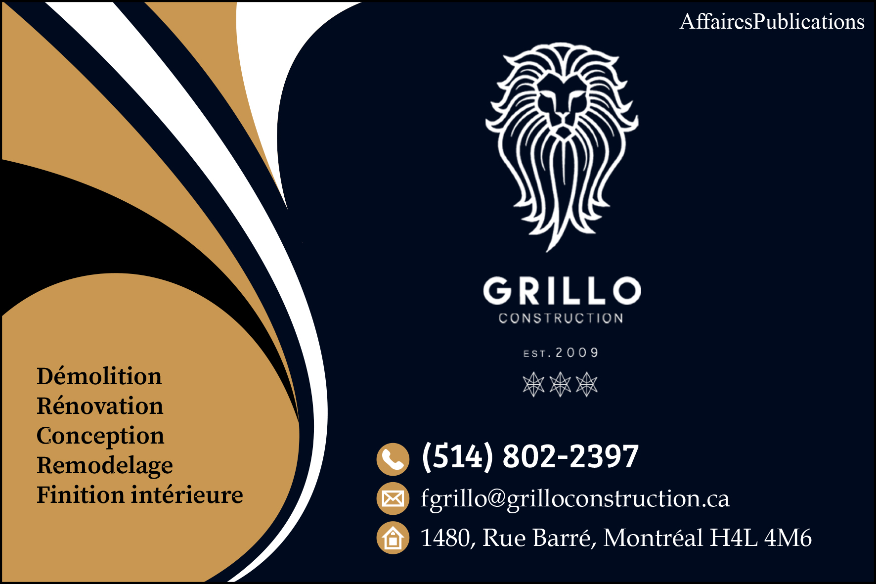 GRILLO GROUPE CONSEIL INC