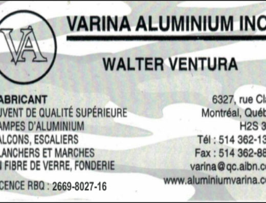 ALUMINIUM VARINA INC