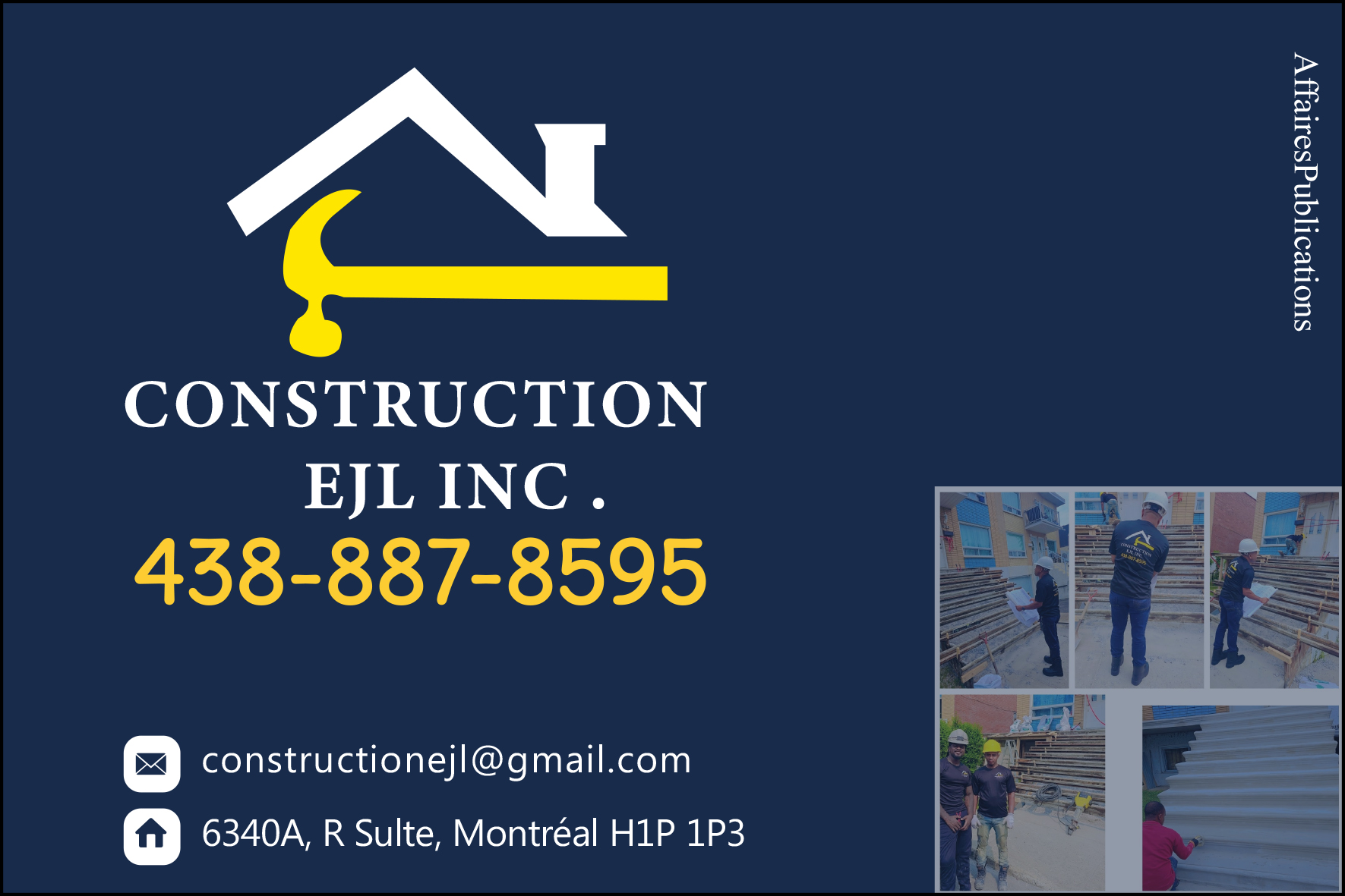CONSTRUCTION EJL INC