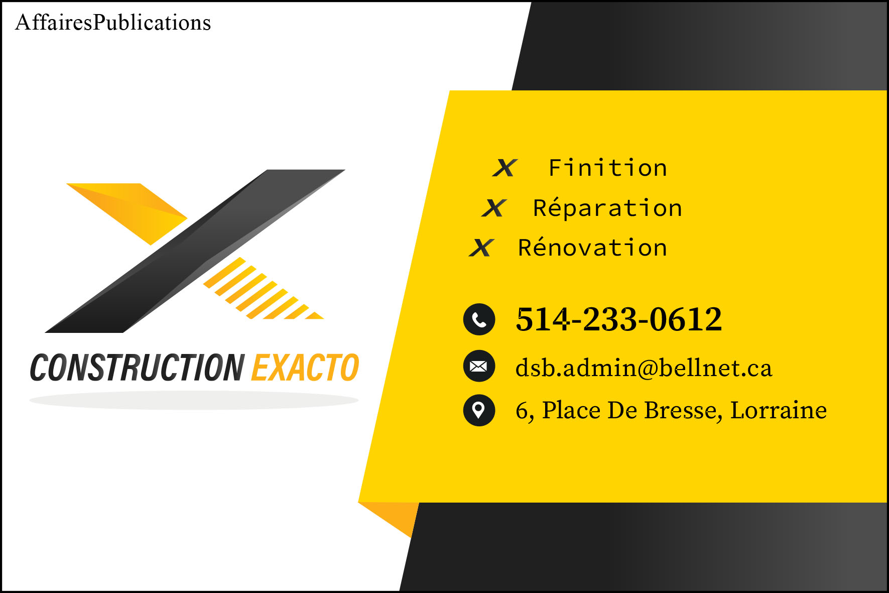 CONSTRUCTION EXACTO INC