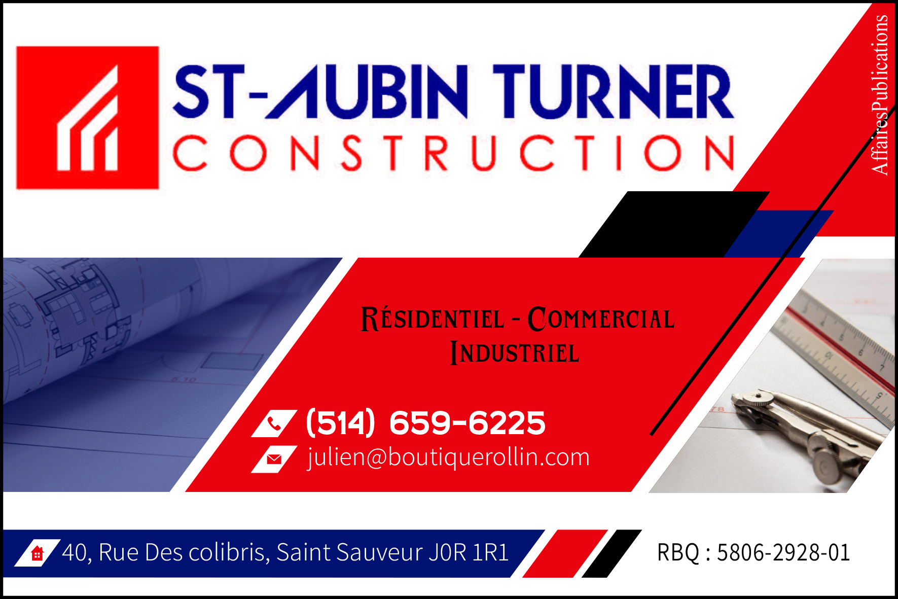 CONSTRUCTION ST-AUBIN TURNER INC