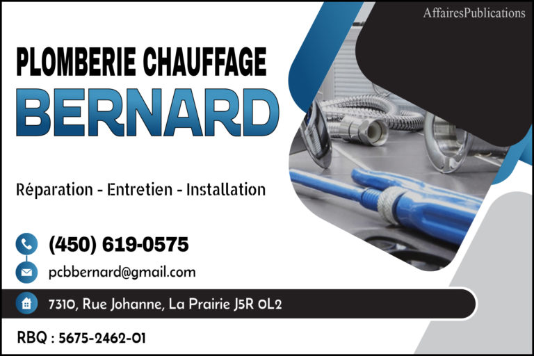 PLOMBERIE CHAUFFAGE BERNARD