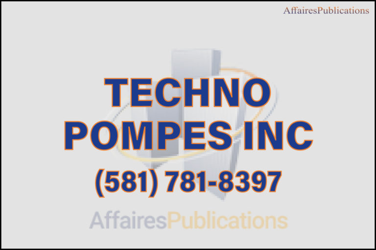 TECHNO POMPES INC