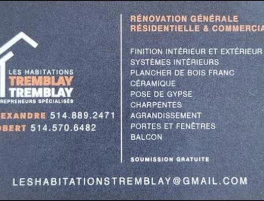 LES HABITATIONS TREMBLAY ET TREMBLAY