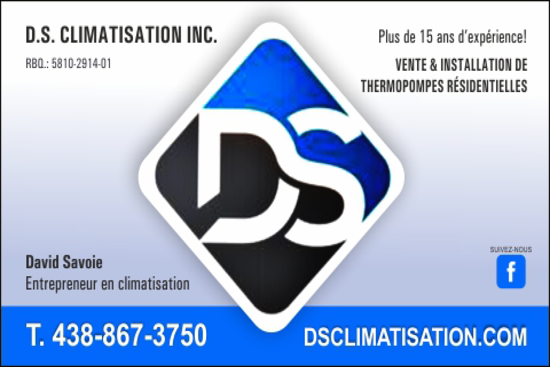 D.S. CLIMATISATION INC