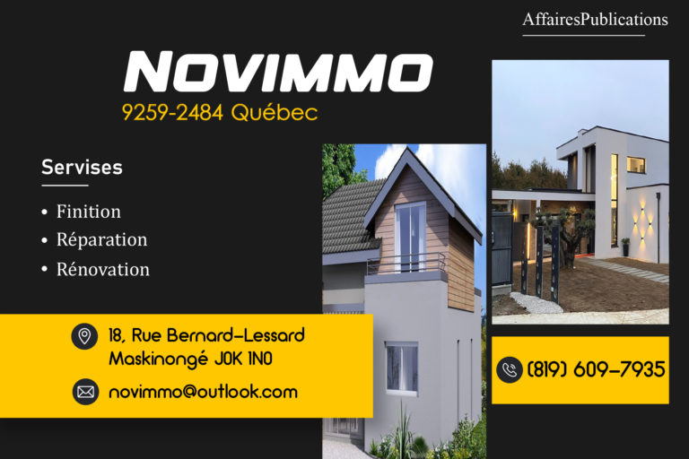 NOVIMMO <br/> 9259-2484 QUÉBEC INC