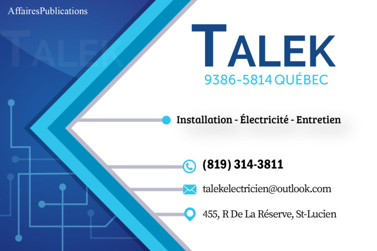TALEK 9386-5814 QUÉBEC INC