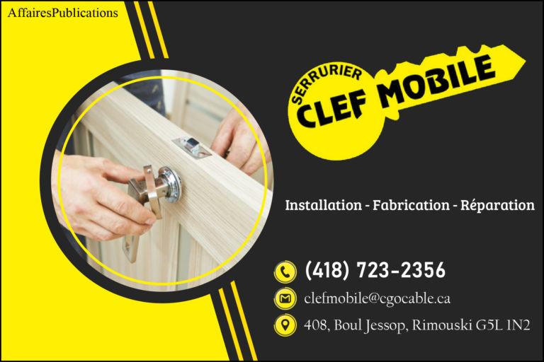 SERRURIER CLEF MOBILE <br/> 2733-6155 QUÉBEC INC