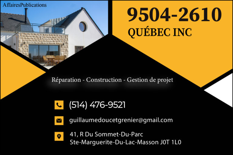 9504-2610 QUÉBEC INC