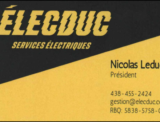 ÉLECDUC <br/> 9491-9362 QUÉBEC INC