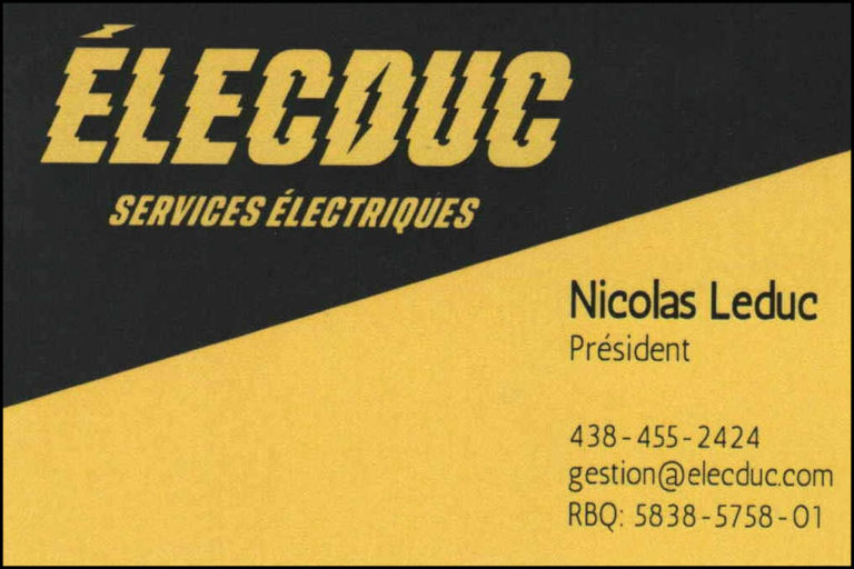 ÉLECDUC <br/> 9491-9362 QUÉBEC INC