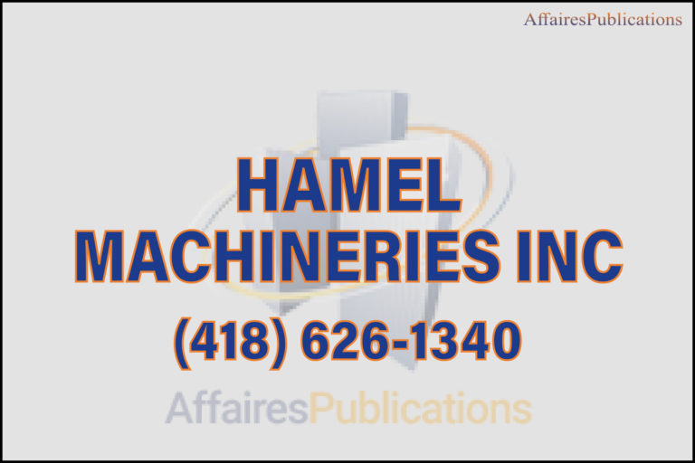 HAMEL MACHINERIES INC