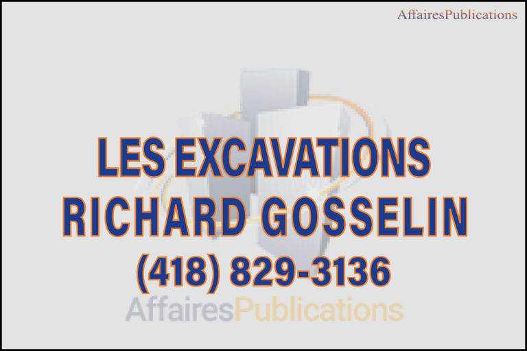 LES EXCAVATIONS RICHARD GOSSELIN