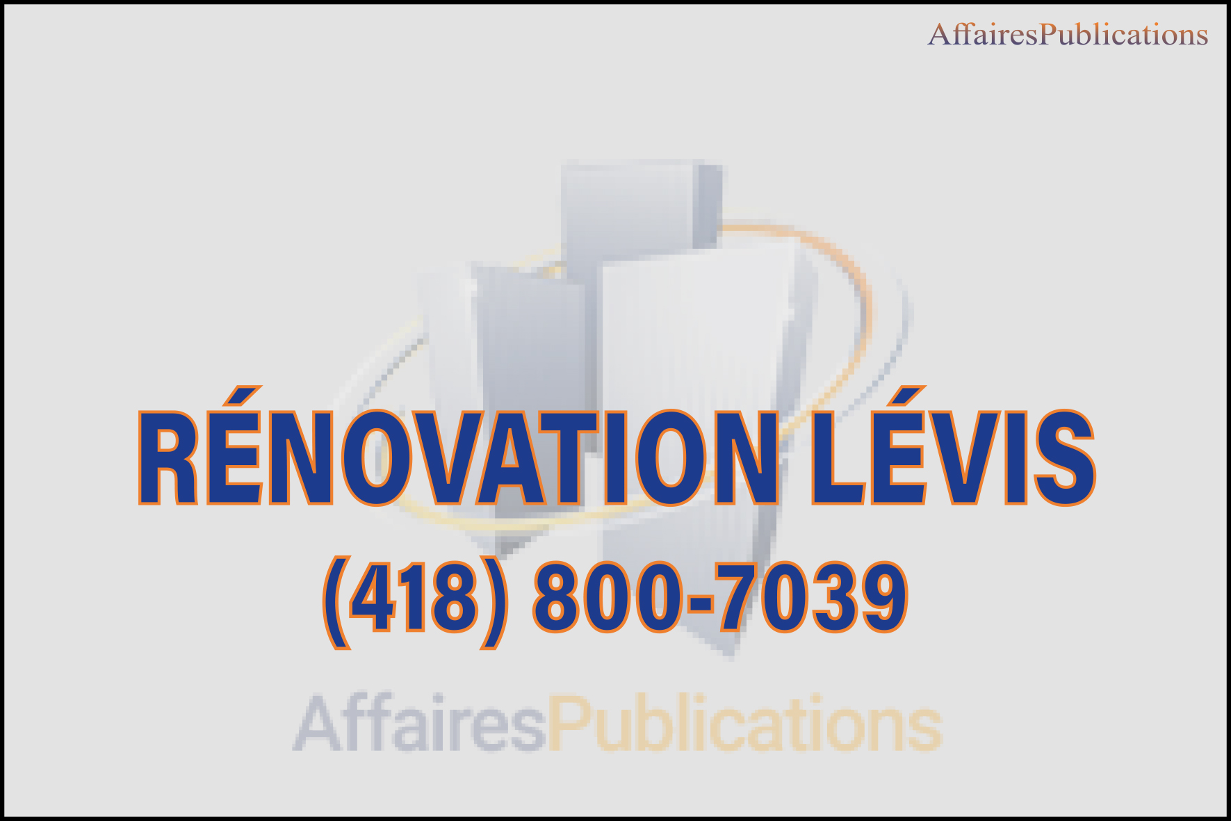 RÉNOVATION LÉVIS