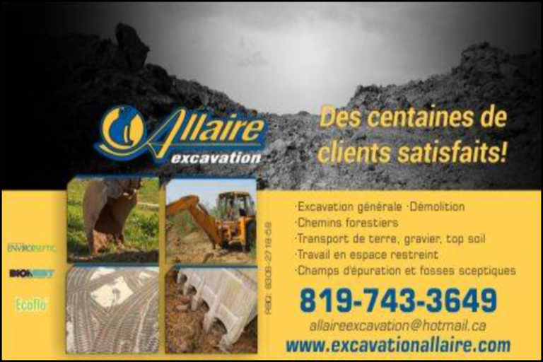 EXCAVATION ALLAIRE <br/> 9140-3030 QUÉBEC INC