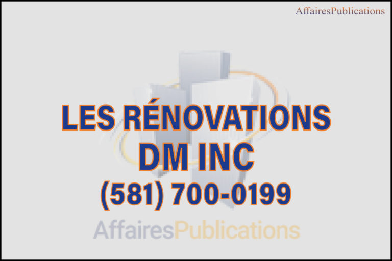 LES RÉNOVATIONS DM INC