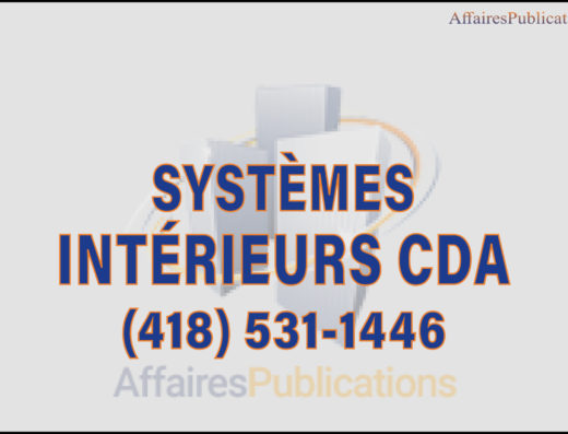 SYSTÈMES INTÉRIEURS CDA