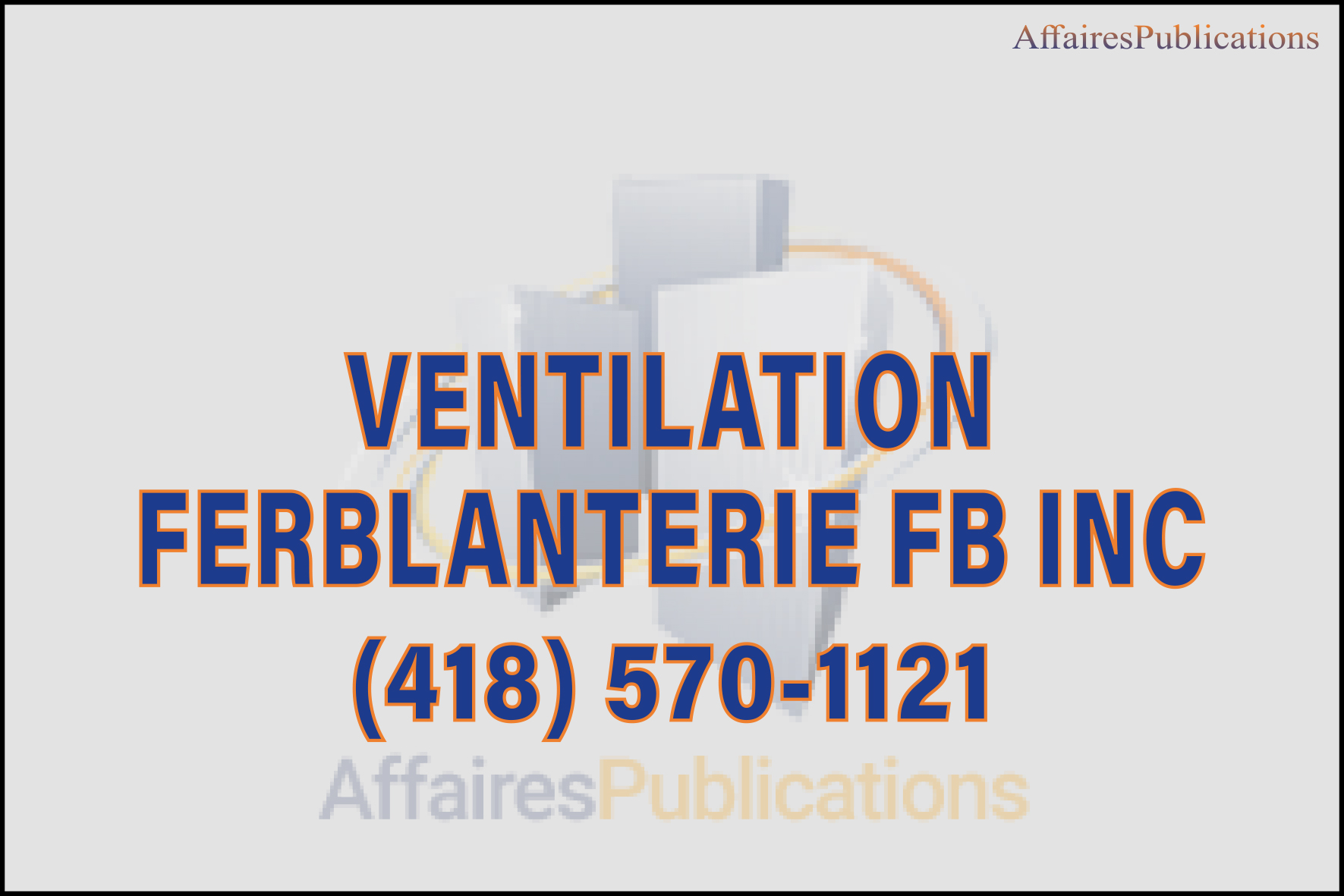 VENTILATION FERBLANTERIE FB INC