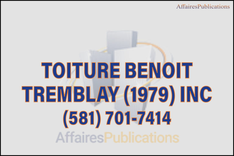 TOITURE BENOIT TREMBLAY (1979) INC