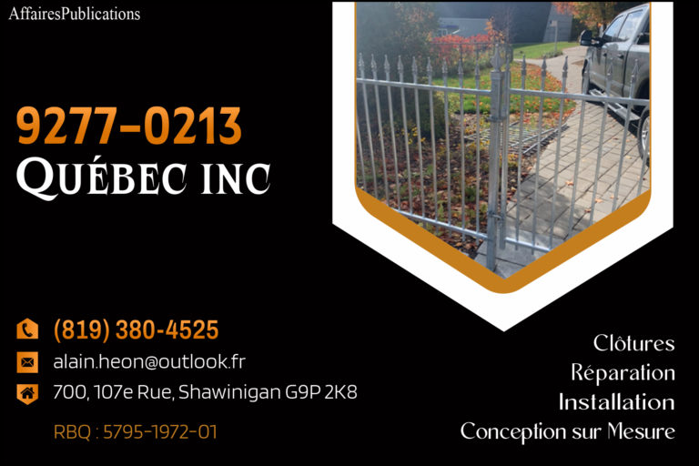 9277-0213 QUÉBEC INC