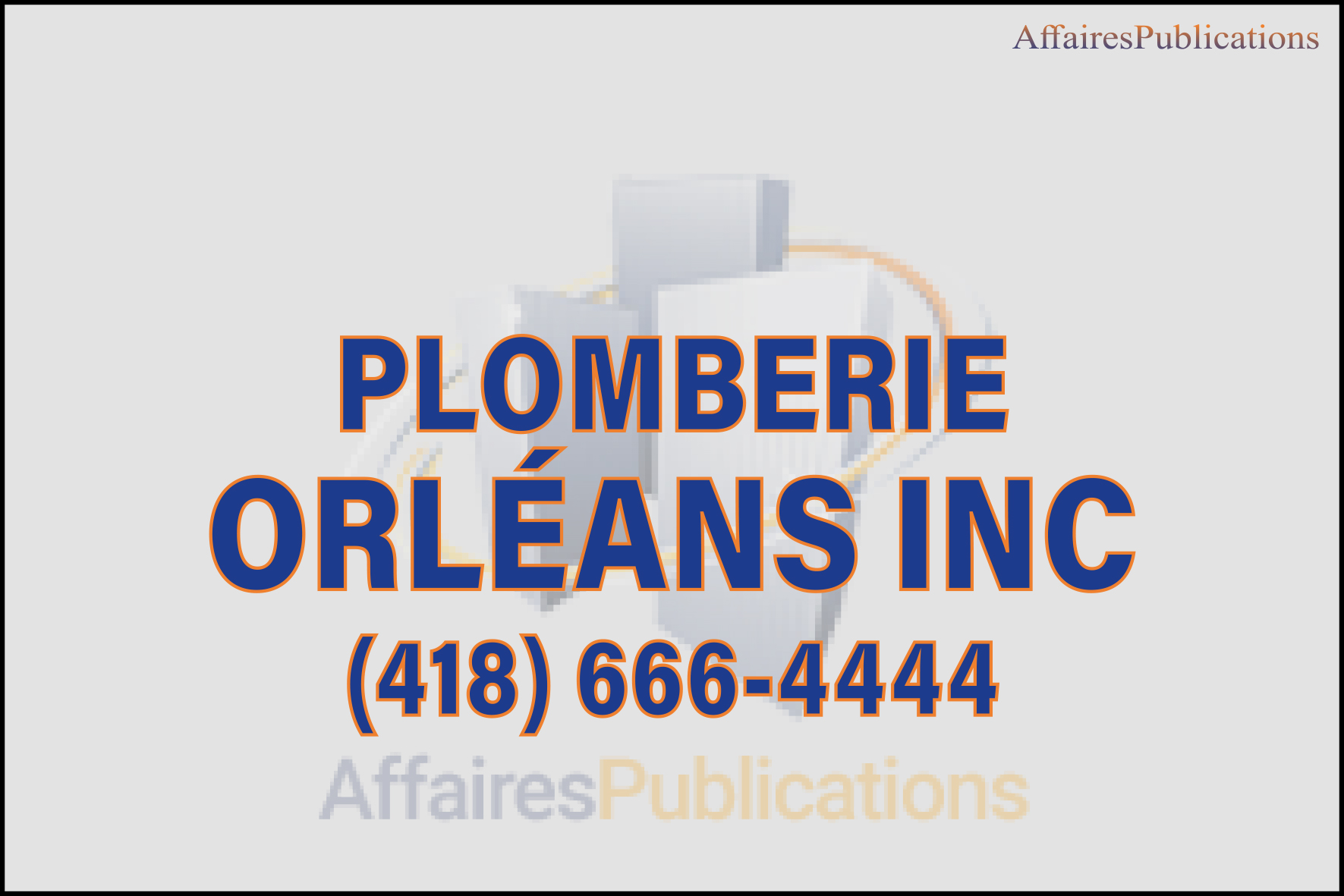 PLOMBERIE ORLÉANS INC