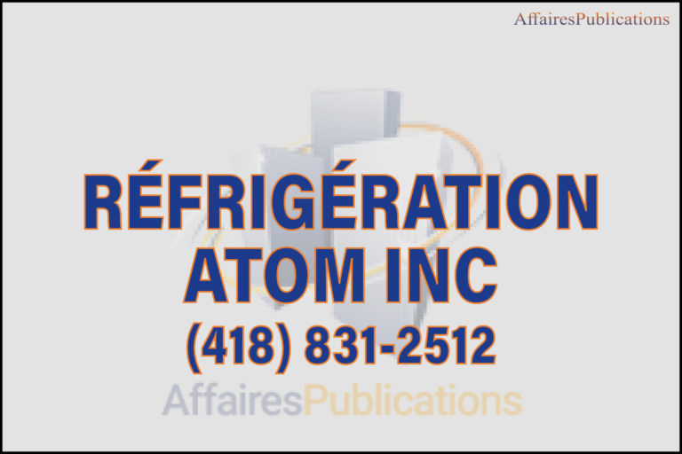 RÉFRIGÉRATION ATOM INC