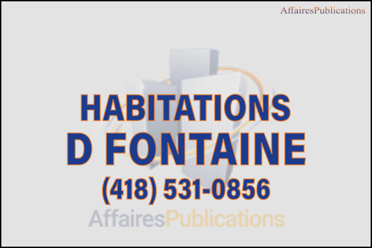 HABITATIONS D FONTAINE
